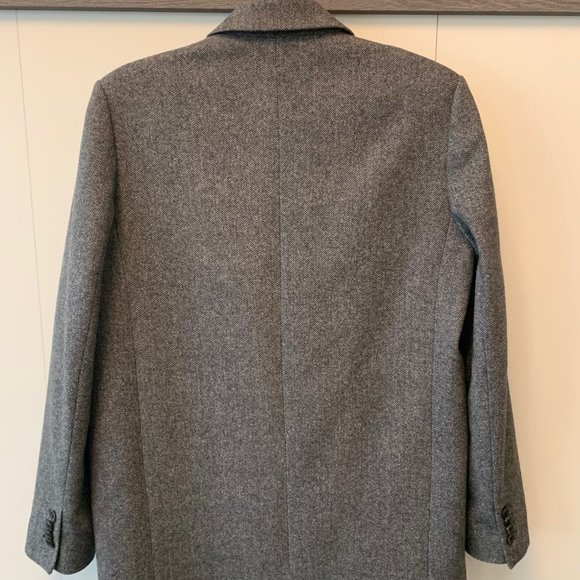 Everlane Oversized Blazer Grey Herringbone (Like New) - Picture 4 of 7